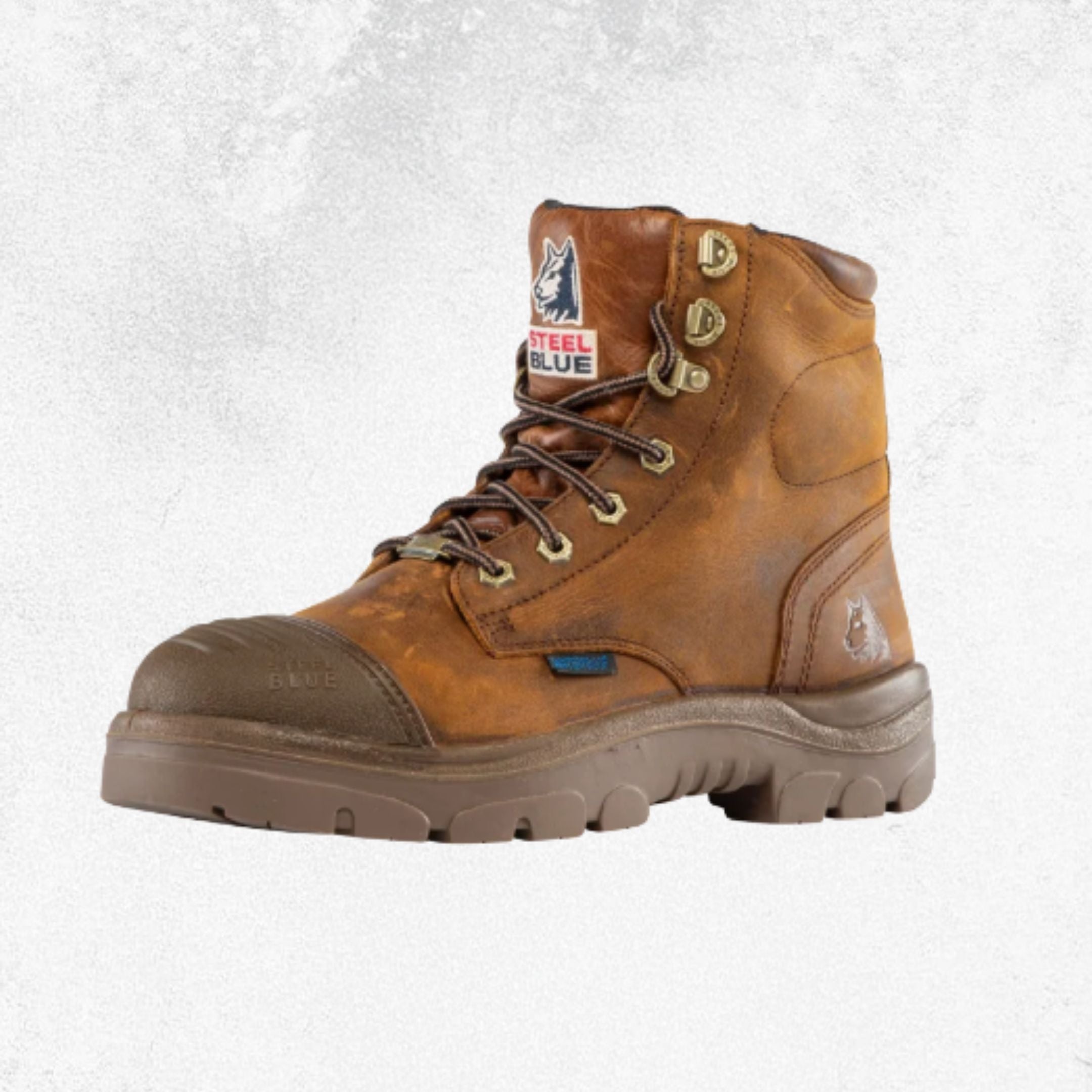 Steel Blue Argyle® Zip: Scuff Waterproof Steel Toe Boot - #312639