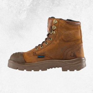 Steel Blue Argyle® Zip: Scuff Waterproof Steel Toe Boot - #312639