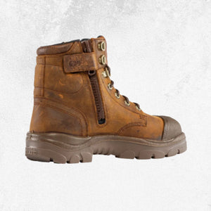 Steel Blue Argyle® Zip: Scuff Waterproof Steel Toe Boot - #312639