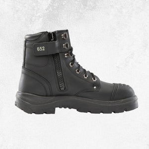Steel Blue Argyle® Zip: Scuff Cap Steel Toe Boot - #312652