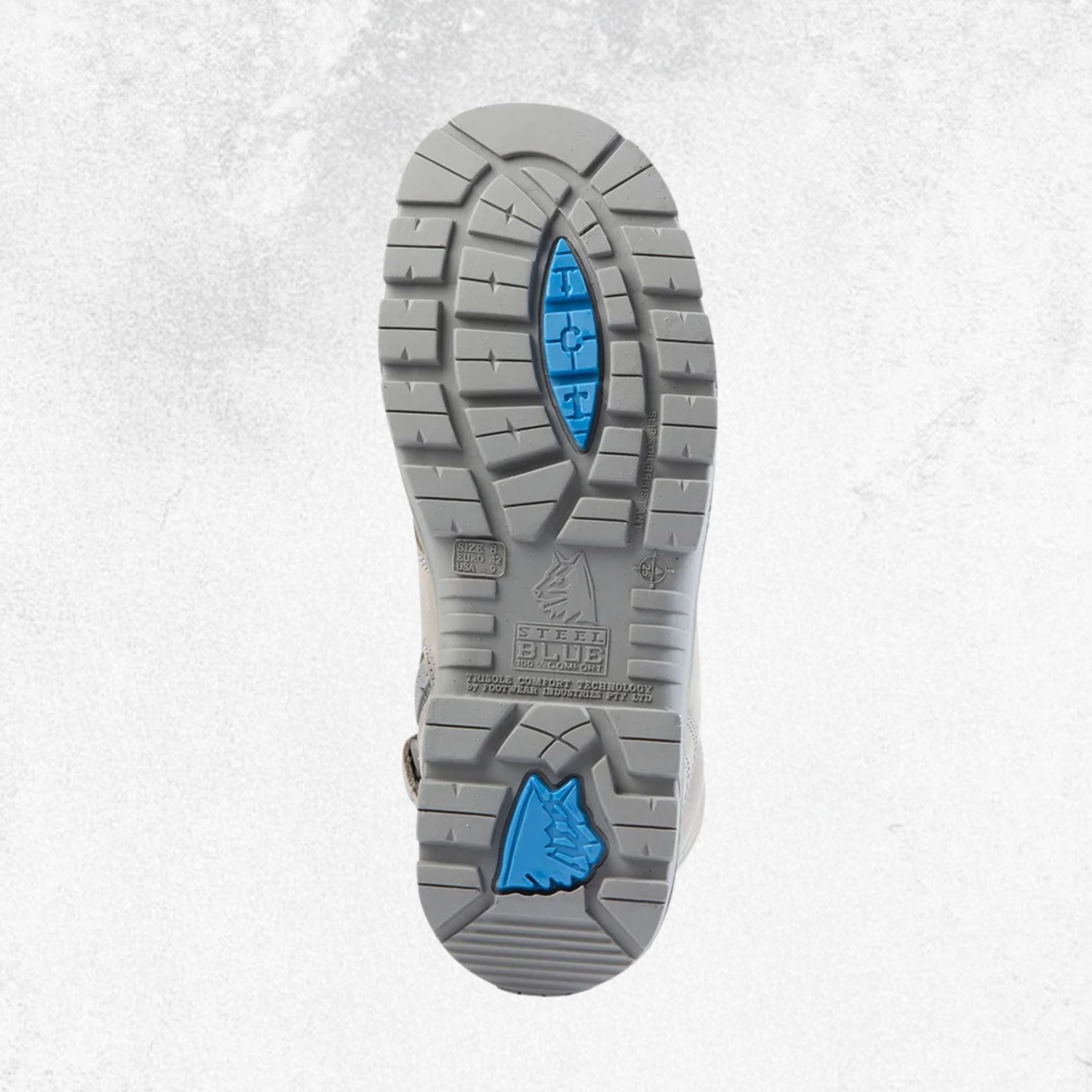 Steel Blue Argyle® Zip: Scuff Cap Steel Toe Boot - #312652