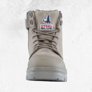 Steel Blue Argyle® Zip: Scuff Cap Steel Toe Boot - #312652
