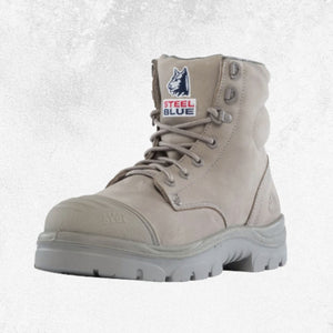 Steel Blue Argyle® Zip: Scuff Cap Steel Toe Boot - #312652