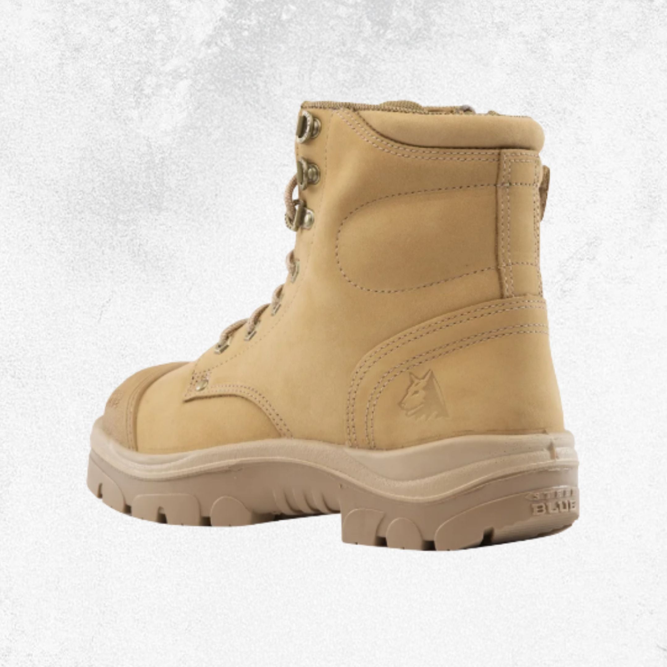 Steel Blue Argyle® Zip: Scuff Cap Steel Toe Boot - #312652