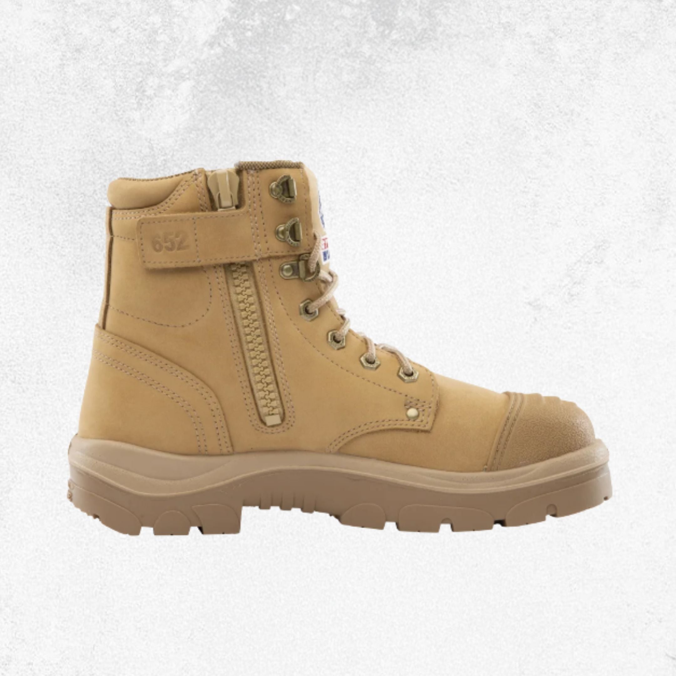 Steel Blue Argyle® Zip: Scuff Cap Steel Toe Boot - #312652