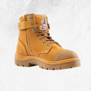 Steel Blue Argyle® Zip: Scuff Cap Steel Toe Boot - #312652