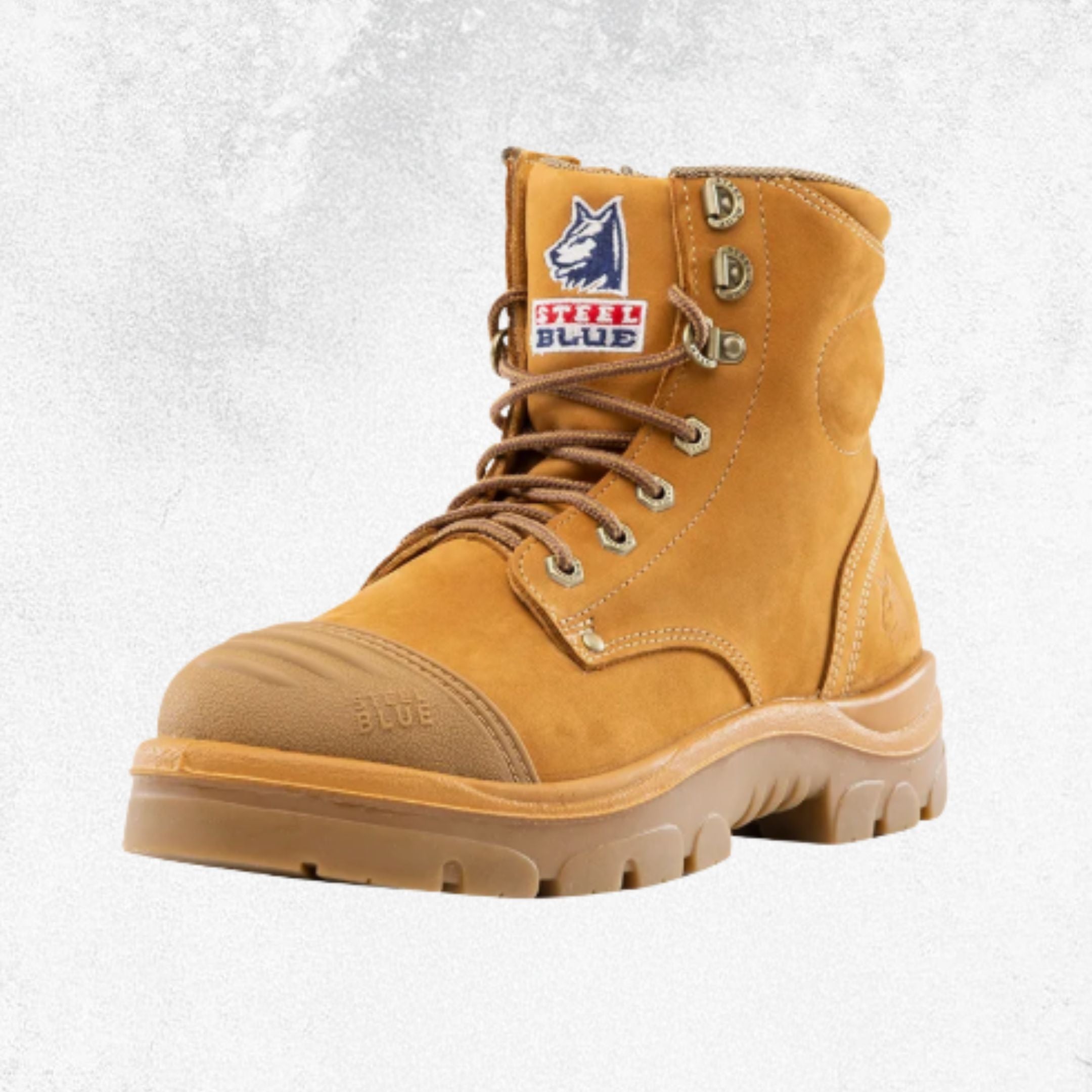 Steel Blue Argyle® Zip: Scuff Cap Steel Toe Boot - #312652