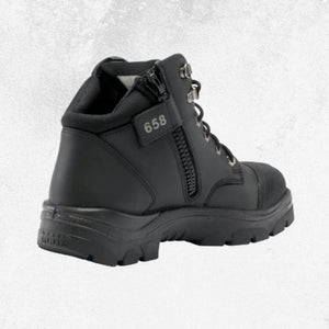 Steel Blue Parkes® Zip: Scuff Cap Steel Toe Boot - #312658