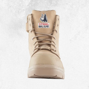 Steel Blue Argyle® Zip: Scuff Composite Toe Boot - #318592