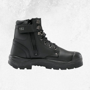 Steel Blue Argyle® Zip: TPU / Bump Cap Steel Toe Boot - #332152