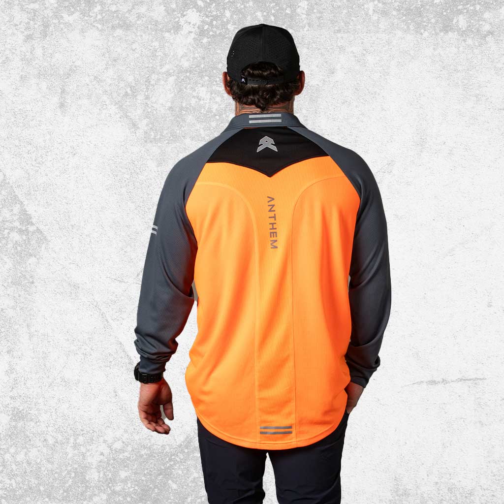 Anthem Hi Flow Long Sleeve Performance Polo