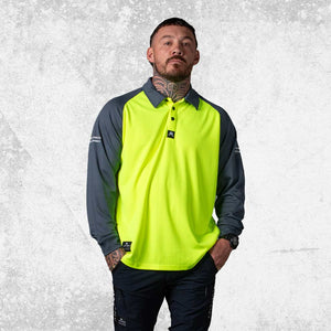 Anthem Hi Flow Long Sleeve Performance Polo