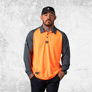 Anthem Hi Flow Long Sleeve Performance Polo