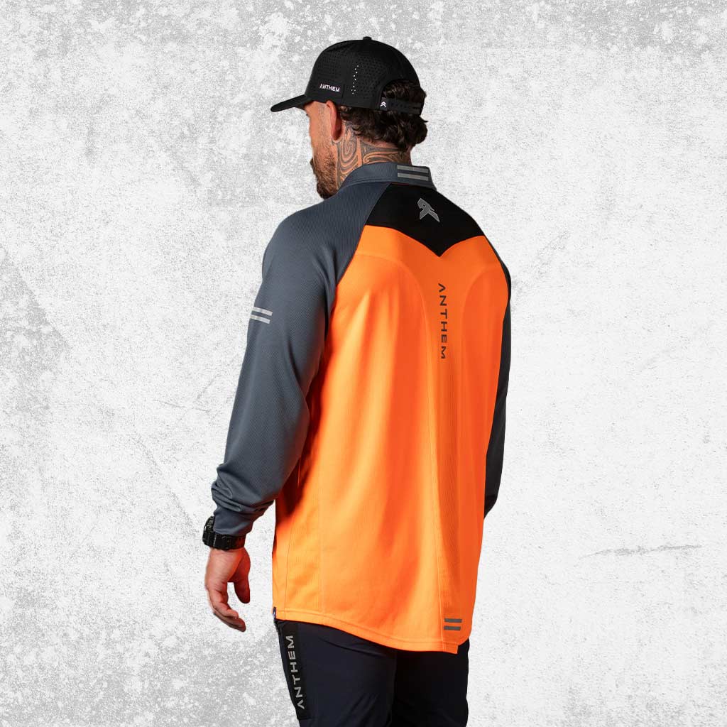 Anthem Hi Flow Long Sleeve Performance Polo