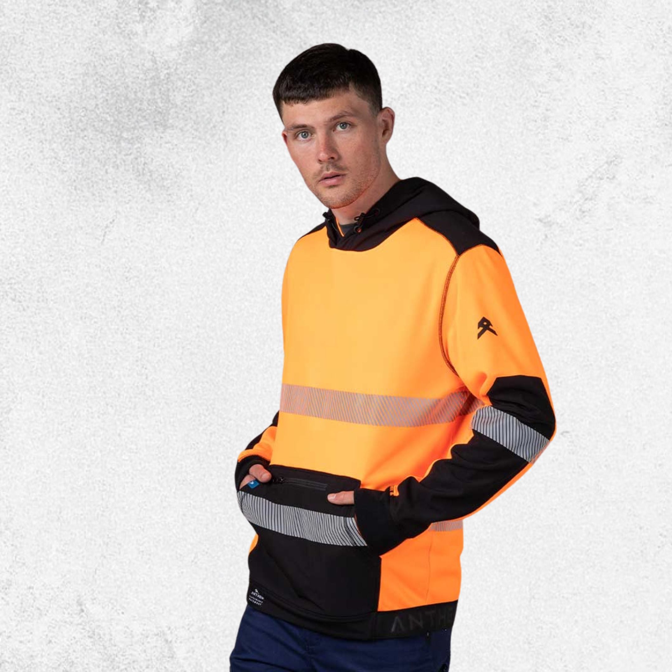 Anthem Taped Tech Hi Vis Hooded Sweatshirt