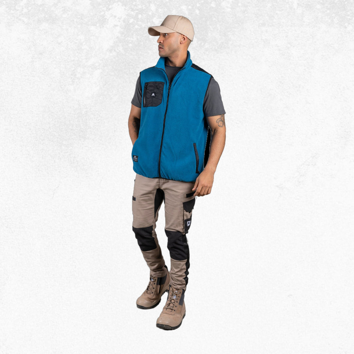Anthem Polar Fleece Vest Anthem Blue 1