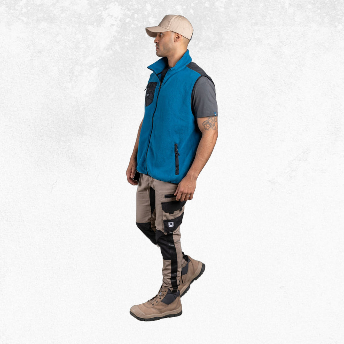 Anthem Polar Fleece Vest Anthem Blue 3