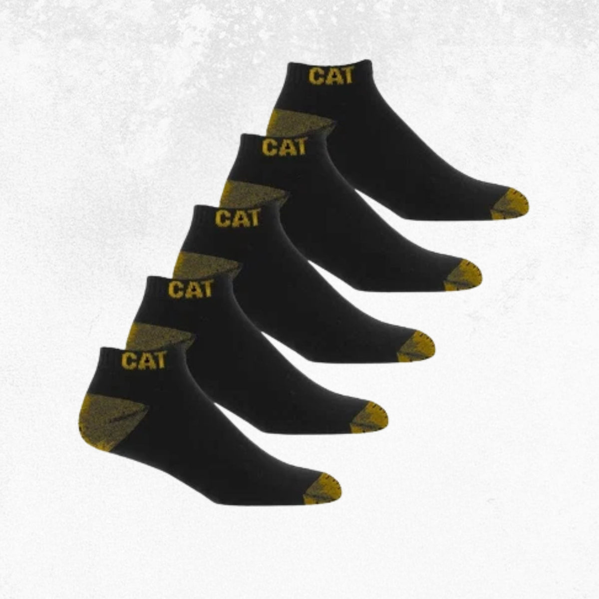 CAT Bamboo Ankle Socks 5 Pack