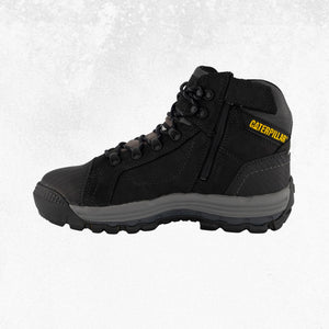 CAT Convex Mid Zip Side Steel Toe Boot