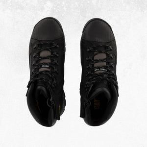CAT Convex Mid Zip Side Steel Toe Boot