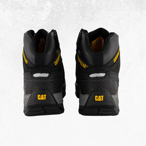 CAT Convex Mid Zip Side Steel Toe Boot
