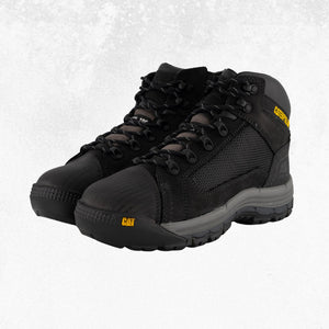 CAT Convex Mid Zip Side Steel Toe Boot