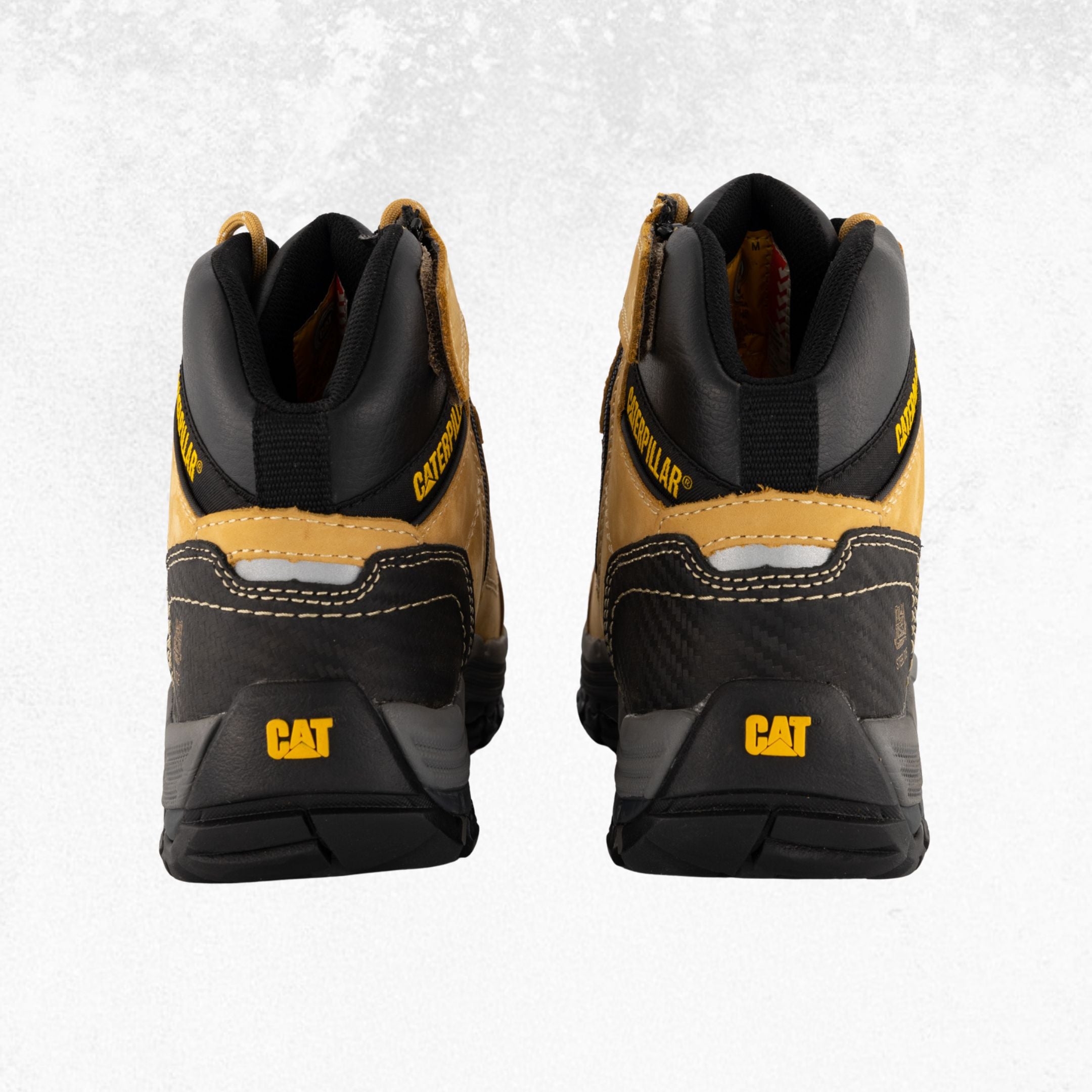 CAT Convex Mid Zip Side Steel Toe Boot