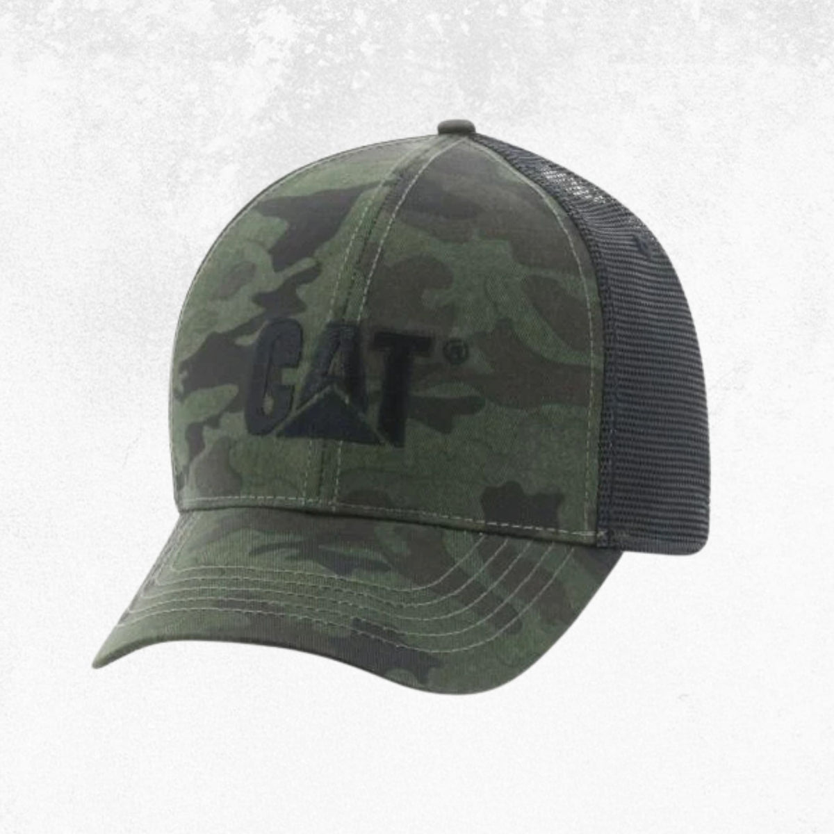 CAT Raised Logo Cap