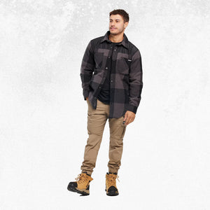 CAT Block Insulated Shirt Jacket Pitch Black 4