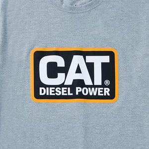 CAT Diesel Power Tee Heather Grey 2