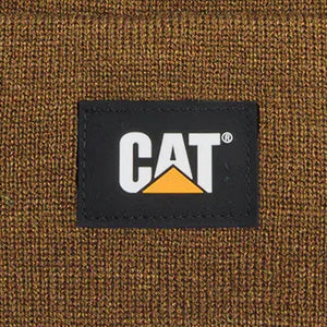 CAT Label Cuff Beanie Bronze 2