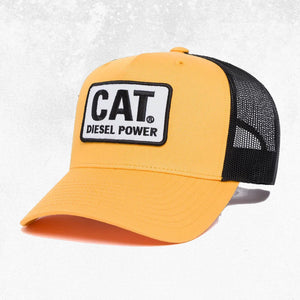 CAT Retro Diesel Power Cap Yellow 1