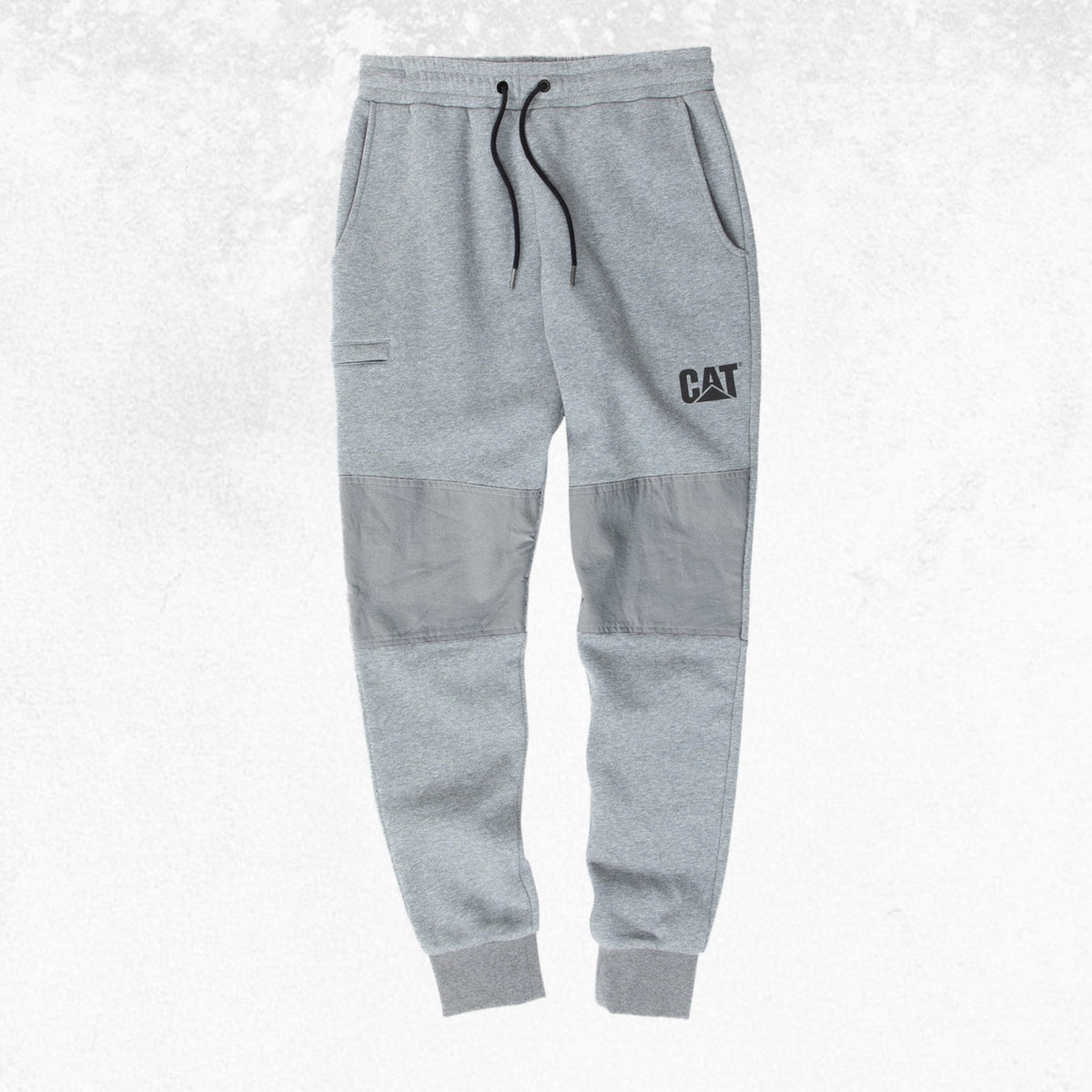 CAT TM Fleece Track Pant Heather Grey 1