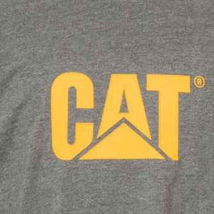 CAT TM Logo Tee Dark Heather Grey 2