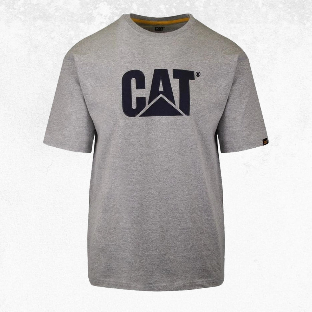 CAT TM Logo Tee Heather Grey 1