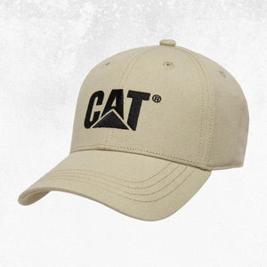 CAT Trademark Cap Khaki 1