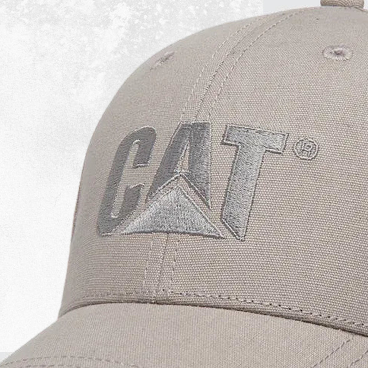 CAT Trademark Cap Light Gray 3