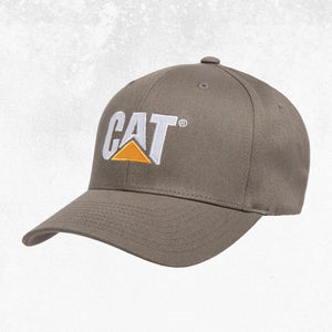 CAT Trademark Flexfit Cap Grey 1