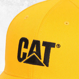 CAT Trademark Flexfit Cap Yellow 2