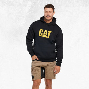 CAT Trademark Hooded Sweatshirt Black 1