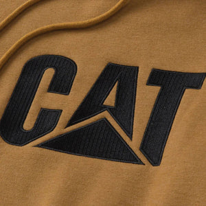 CAT Trademark Hooded Sweatshirt Bronze Heather 2