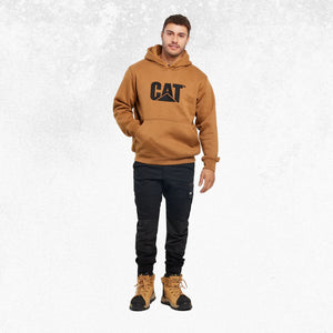 CAT Trademark Hooded Sweatshirt Bronze Heather 4