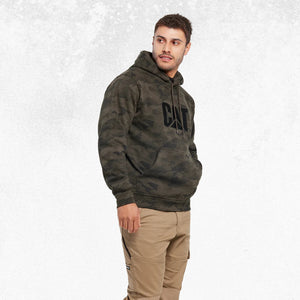 CAT Trademark Hooded Sweatshirt Night Camo 2