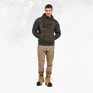 CAT Trademark Hooded Sweatshirt Night Camo 5