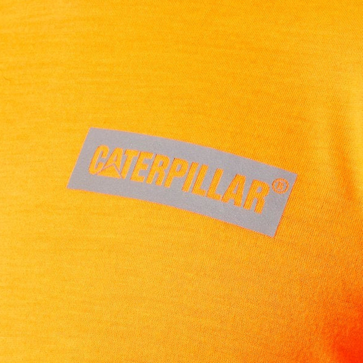 CAT Triton Block Hi Vis Long Sleeve Tee Hi Vis Orange 4