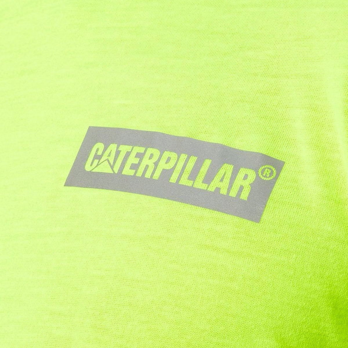 CAT Triton Block Hi Vis Long Sleeve Tee Hi Vis Yellow 4
