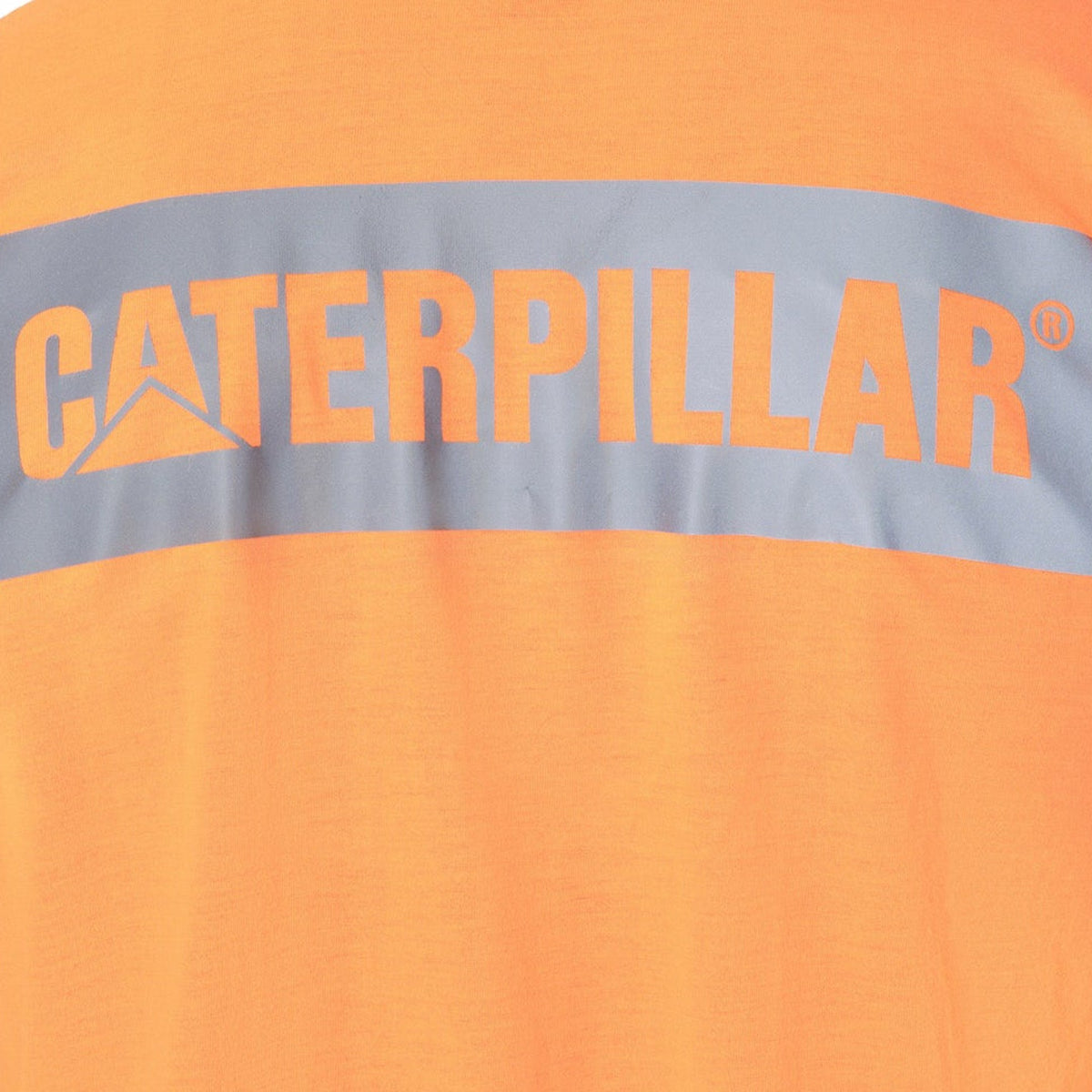 CAT Triton Block Short Sleeve Tee Hi Vis Orange 5