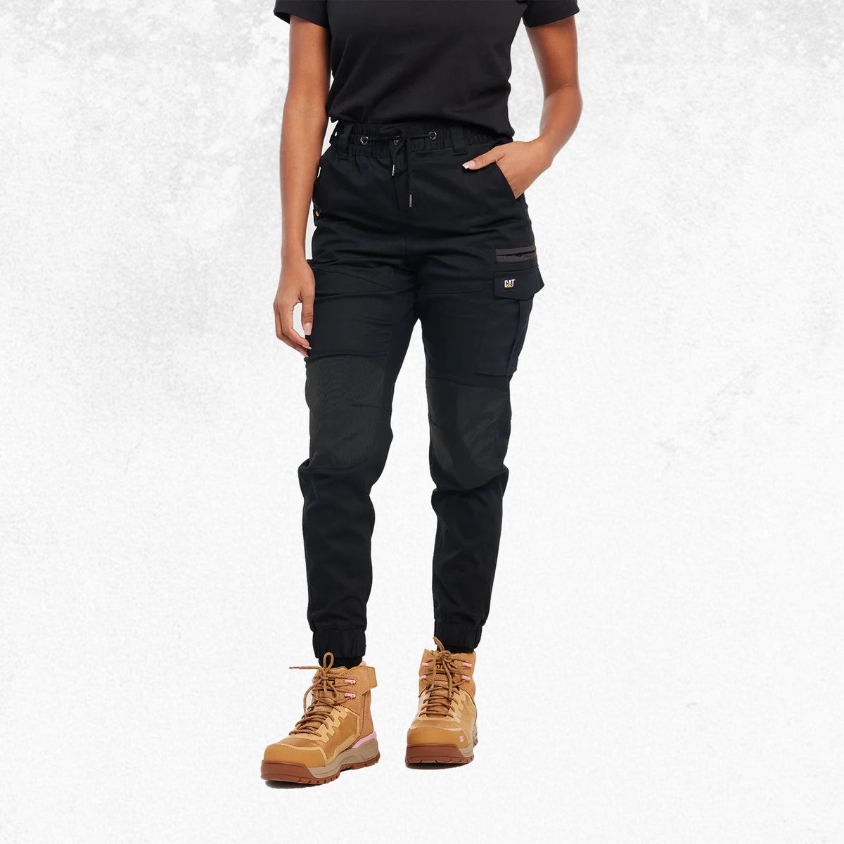 CAT Women's Cuffed Dynamic Pant Black 1