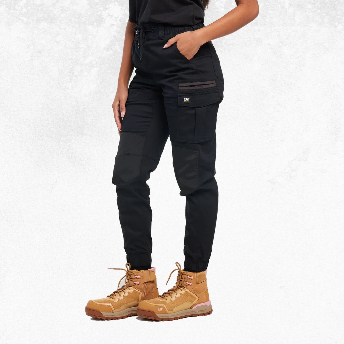CAT Women's Cuffed Dynamic Pant Black 4