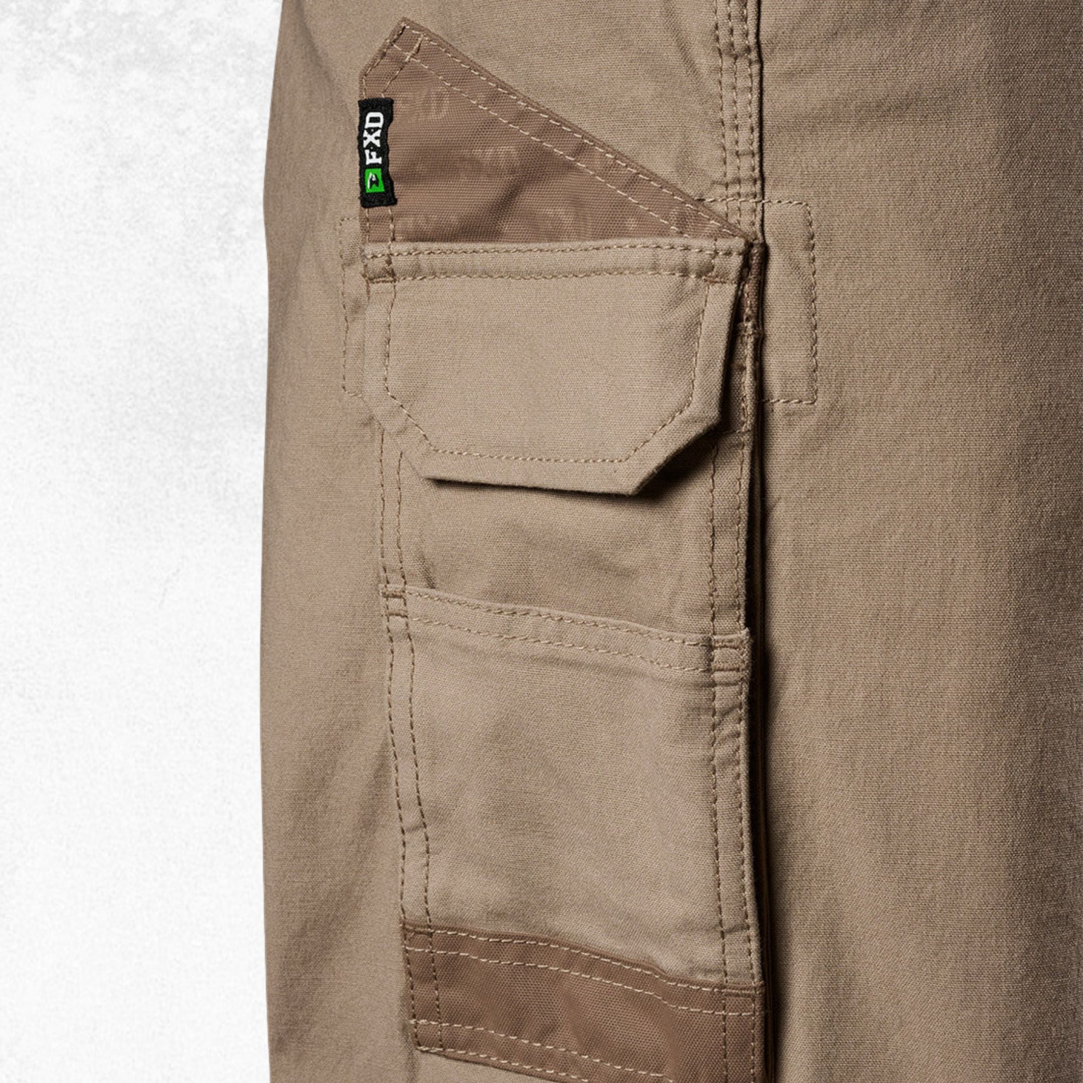 FXD WP-3L Loose Fit Stretch Cotton Canvas Work Pants